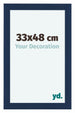 Como MDF Bilderrahmen 33x48cm Dunkelblau Gewischt Vorne Vorne | Yourdecoration.at