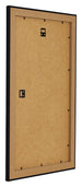 Como MDF Bilderrahmen 33x48cm Schwarz Hochglanz Ruckseite Schrag | Yourdecoration.at