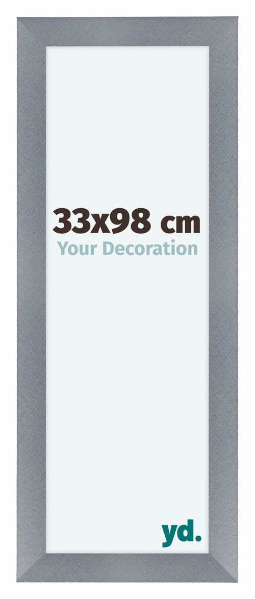 Como MDF Bilderrahmen 33x98cm Aluminium Gebeurstet Vorne Vorne | Yourdecoration.at