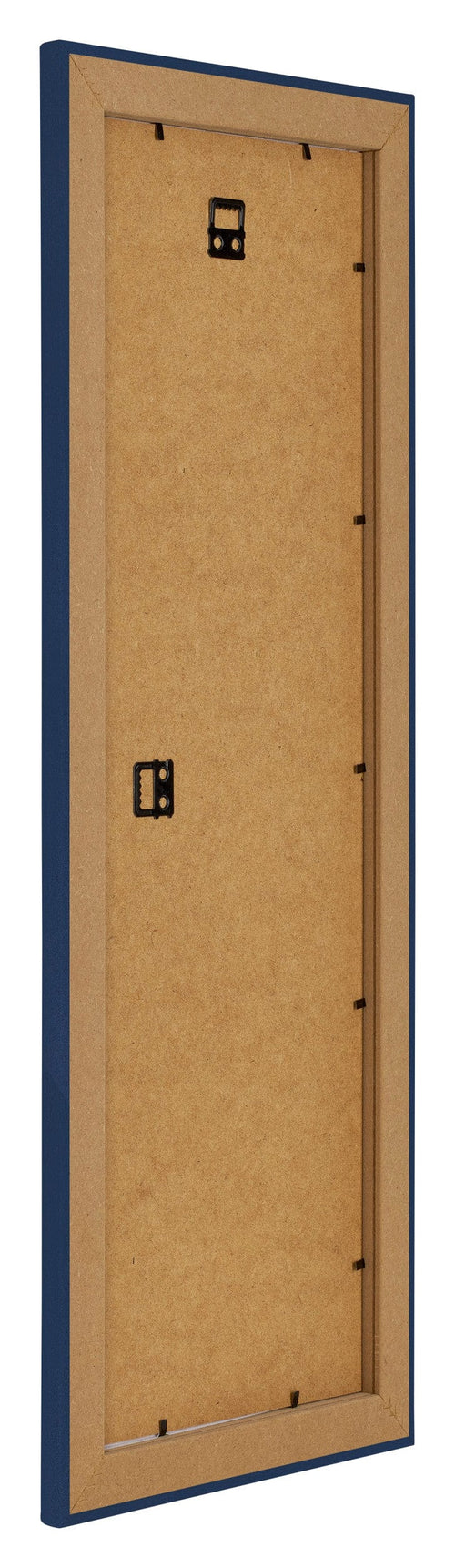 Como MDF Bilderrahmen 33x98cm Dunkelblau Gewischt Ruckseite Schrag | Yourdecoration.at