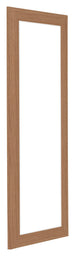 Como MDF Bilderrahmen 33x98cm Nussbaum Hell Vorne Schrag | Yourdecoration.at