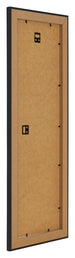 Como MDF Bilderrahmen 33x98cm Schwarz Gemasert Ruckseite Schrag | Yourdecoration.at