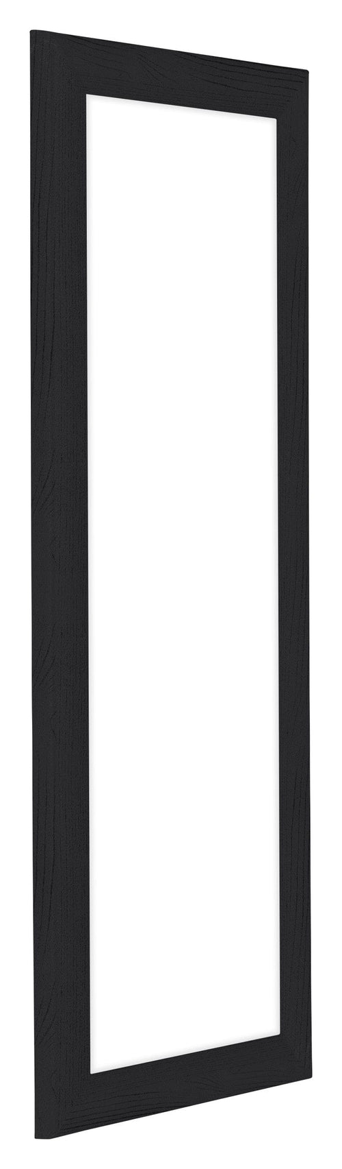 Como MDF Bilderrahmen 33x98cm Schwarz Gemasert Vorne Schrag | Yourdecoration.at