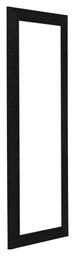 Como MDF Bilderrahmen 33x98cm Schwarz Matt Vorne Schrag | Yourdecoration.at