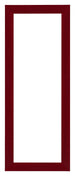 Como MDF Bilderrahmen 33x98cm Weinrot Gewischt Vorne | Yourdecoration.at