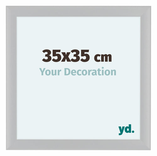 Como MDF Bilderrahmen 35x35cm Weiss Hochglanz Vorne Messe | Yourdecoration.at