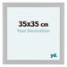 Como MDF Bilderrahmen 35x35cm Weiss Matt Vorne Messe | Yourdecoration.at
