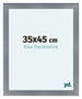 Como MDF Bilderrahmen 35x45cm Aluminium Geburstet Vorne Messe | Yourdecoration.at