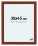 Como MDF Bilderrahmen 35x45cm Kirschbaum Vorne Messe | Yourdecoration.at