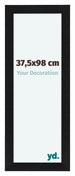 Como MDF Bilderrahmen 37 5x98cm Schwarz Matt Vorne Messe | Yourdecoration.at