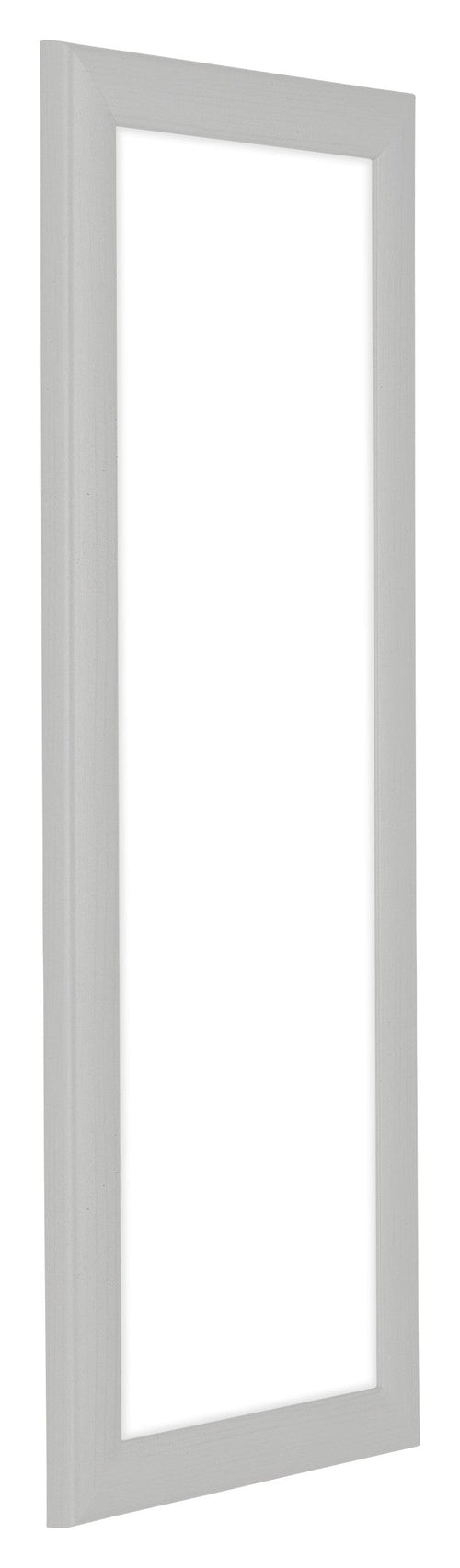 Como MDF Bilderrahmen 37 5x98cm Weiss Gemasert Vorne Schrag | Yourdecoration.at