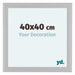 Como MDF Bilderrahmen 40x40cm Weiss Matt Vorne Messe | Yourdecoration.at