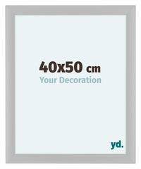 Como MDF Bilderrahmen 40x50cm Weiss Matt Vorne Messe | Yourdecoration.at