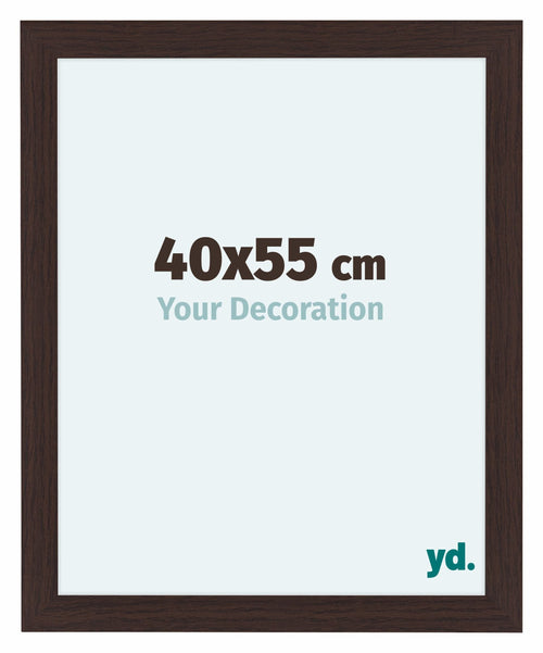 Como MDF Bilderrahmen 40x55cm Eiche Dunkel Vorne Messe | Yourdecoration.at
