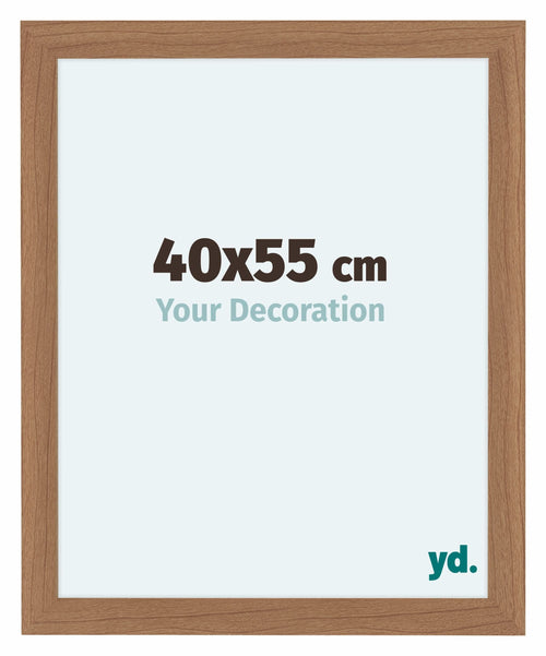Como MDF Bilderrahmen 40x55cm Nussbaum Hell Vorne Messe | Yourdecoration.at