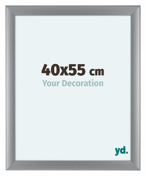 Como MDF Bilderrahmen 40x55cm Silber Matt Vorne Messe | Yourdecoration.at