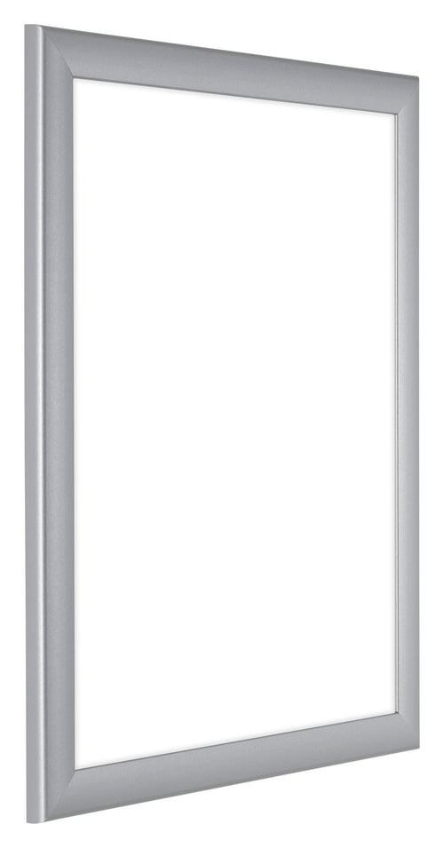 Como MDF Bilderrahmen 40x55cm Silber Matt Vorne Schrag | Yourdecoration.at