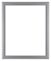 Como MDF Bilderrahmen 40x55cm Silber Matt Vorne | Yourdecoration.at