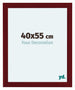 Como MDF Bilderrahmen 40x55cm Weinrot Gewischt Vorne Messe | Yourdecoration.at