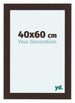 Como MDF Bilderrahmen 40x60cm Eiche Dunkel Vorne Messe | Yourdecoration.at
