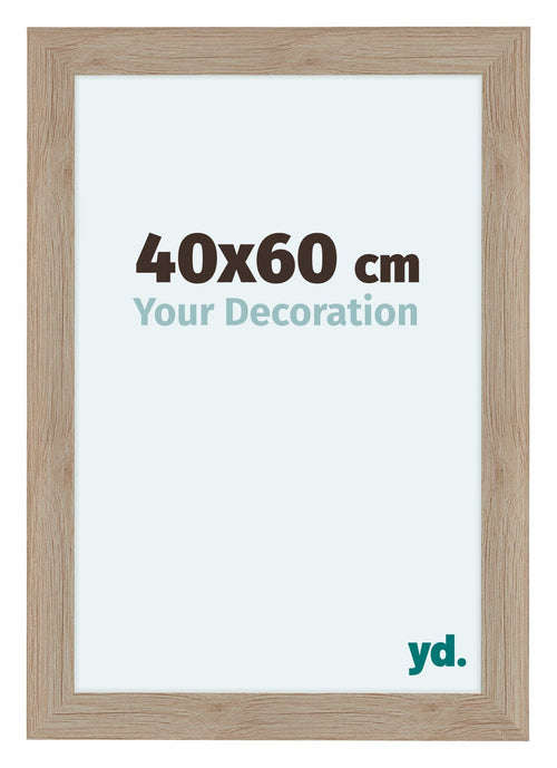 Como MDF Bilderrahmen 40x60cm Eiche Hell Vorne Messe | Yourdecoration.at