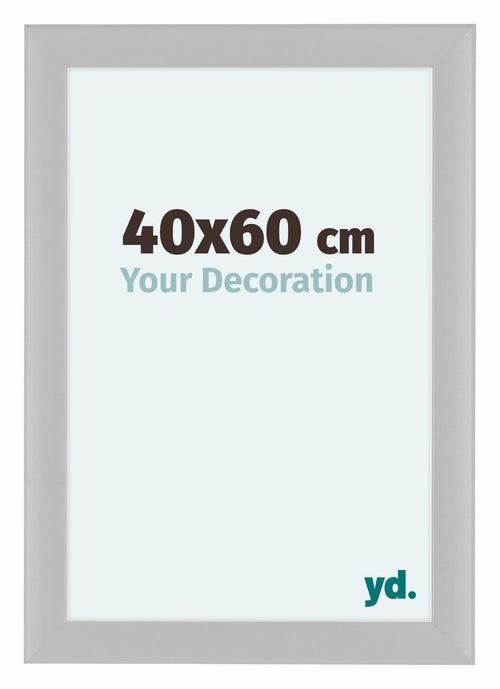 Como MDF Bilderrahmen 40x60cm Weiss Hochglanz Vorne Messe | Yourdecoration.at