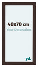 Como MDF Bilderrahmen 40x70cm Eiche Dunkel Vorne Messe | Yourdecoration.at
