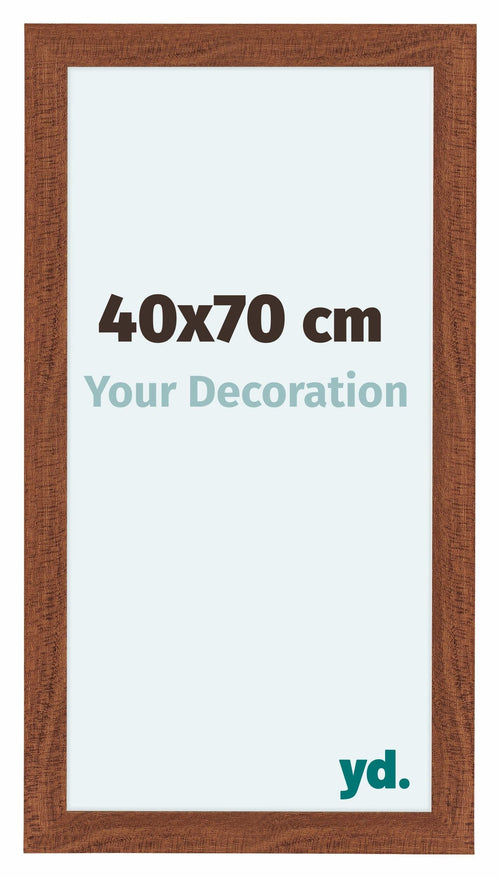 Como MDF Bilderrahmen 40x70cm Nussbaum Vorne Messe | Yourdecoration.at