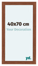 Como MDF Bilderrahmen 40x70cm Nussbaum Vorne Messe | Yourdecoration.at
