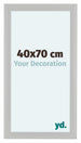 Como MDF Bilderrahmen 40x70cm Weiss Gemasert Vorne Messe | Yourdecoration.at