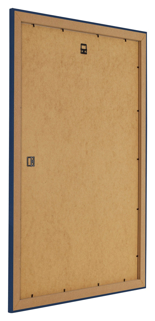 Como MDF Bilderrahmen 42x60cm Dunkelblau Gewischt Ruckseite Schrag | Yourdecoration.at