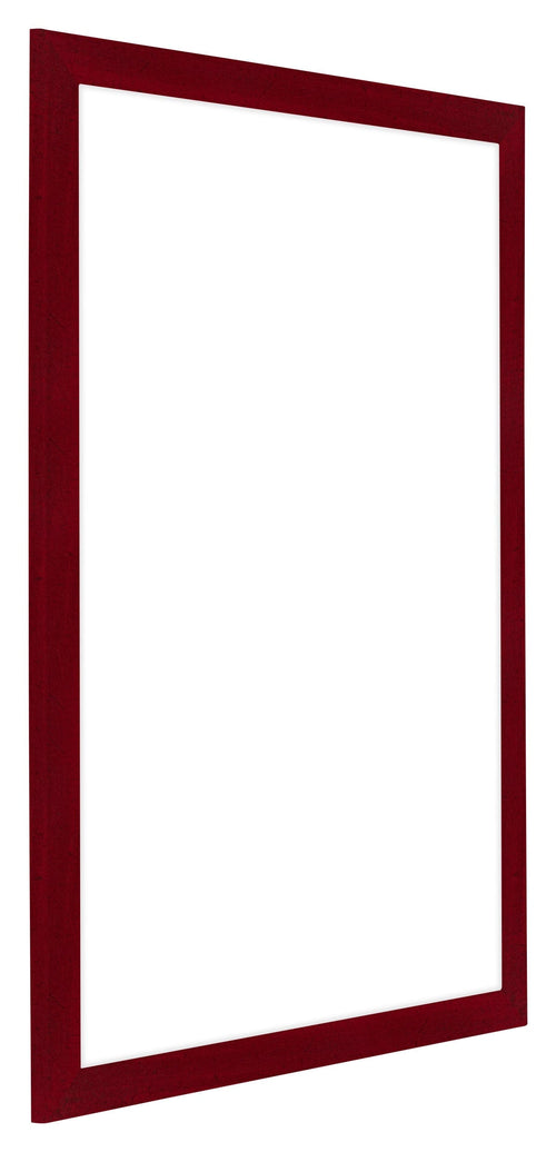Como MDF Bilderrahmen 42x60cm Weinrot Gewischt Vorne Schrag | Yourdecoration.at