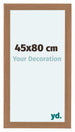 Como MDF Bilderrahmen 45x80cm Nussbaum Hell Vorne Messe | Yourdecoration.at