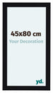 Como MDF Bilderrahmen 45x80cm Schwarz Hochglanz Vorne Messe | Yourdecoration.at
