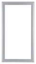 Como MDF Bilderrahmen 45x80cm Silber Matt Vorne | Yourdecoration.at