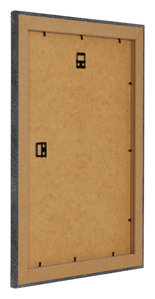 Como MDF Bilderrahmen 46x61cm Grau Gewischt Ruckseite Schrag | Yourdecoration.at