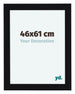 Como MDF Bilderrahmen 46x61cm Schwarz Hochglanz Vorne Vorne | Yourdecoration.at