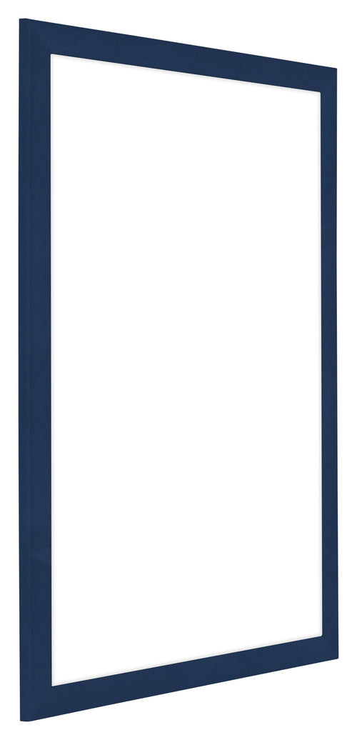 Como MDF Bilderrahmen 48x68cm Dunkelblau Gewischt Vorne Schrag | Yourdecoration.at