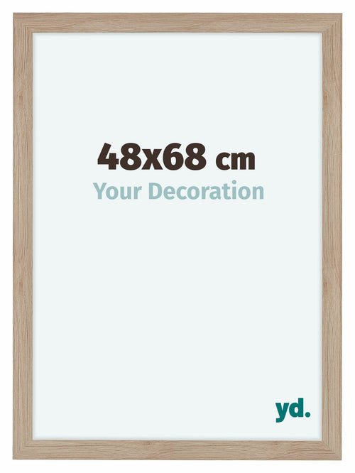Como MDF Bilderrahmen 48x68cm Eiche Hell Vorne Vorne | Yourdecoration.at