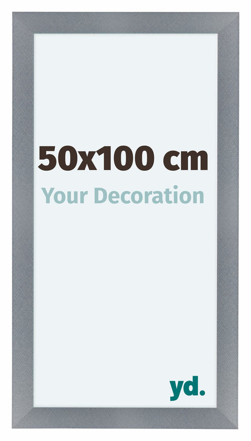 Como MDF Bilderrahmen 50x100cm Aluminium Gebeurstet Vorne Vorne | Yourdecoration.at