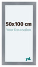 Como MDF Bilderrahmen 50x100cm Aluminium Gebeurstet Vorne Vorne | Yourdecoration.at