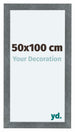 Como MDF Bilderrahmen 50x100cm Eisen Gewischt Vorne Vorne | Yourdecoration.at
