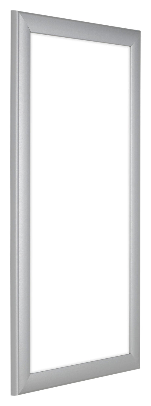 Como MDF Bilderrahmen 50x100cm Silber Matt Vorne Schrag | Yourdecoration.at