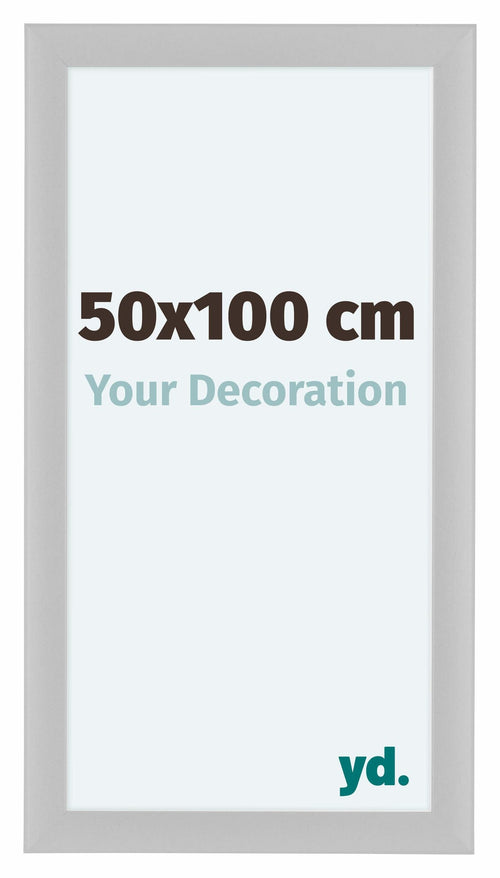 Como MDF Bilderrahmen 50x100cm Weiss Matt Vorne Vorne | Yourdecoration.at