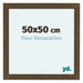 Como MDF Bilderrahmen 50x50cm Gold Antik Vorne Messe | Yourdecoration.at