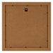 Como MDF Bilderrahmen 50x50cm Nussbaum Hell Ruckseite | Yourdecoration.at