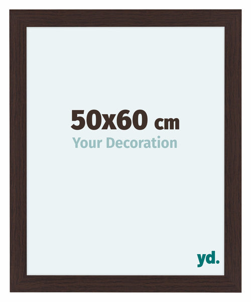 Como MDF Bilderrahmen 50x60cm Eiche Dunkel Vorne Messe | Yourdecoration.at