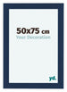 Como MDF Bilderrahmen 50x75cm Dunkelblau Gewischt Vorne Vorne | Yourdecoration.at