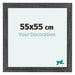 Como MDF Bilderrahmen 55x55cm Grau Gewischt Vorne Messe | Yourdecoration.at