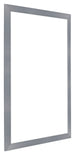 Como MDF Bilderrahmen 59 4x84cm A1 Aluminium Geburstet Vorne Schrag | Yourdecoration.at